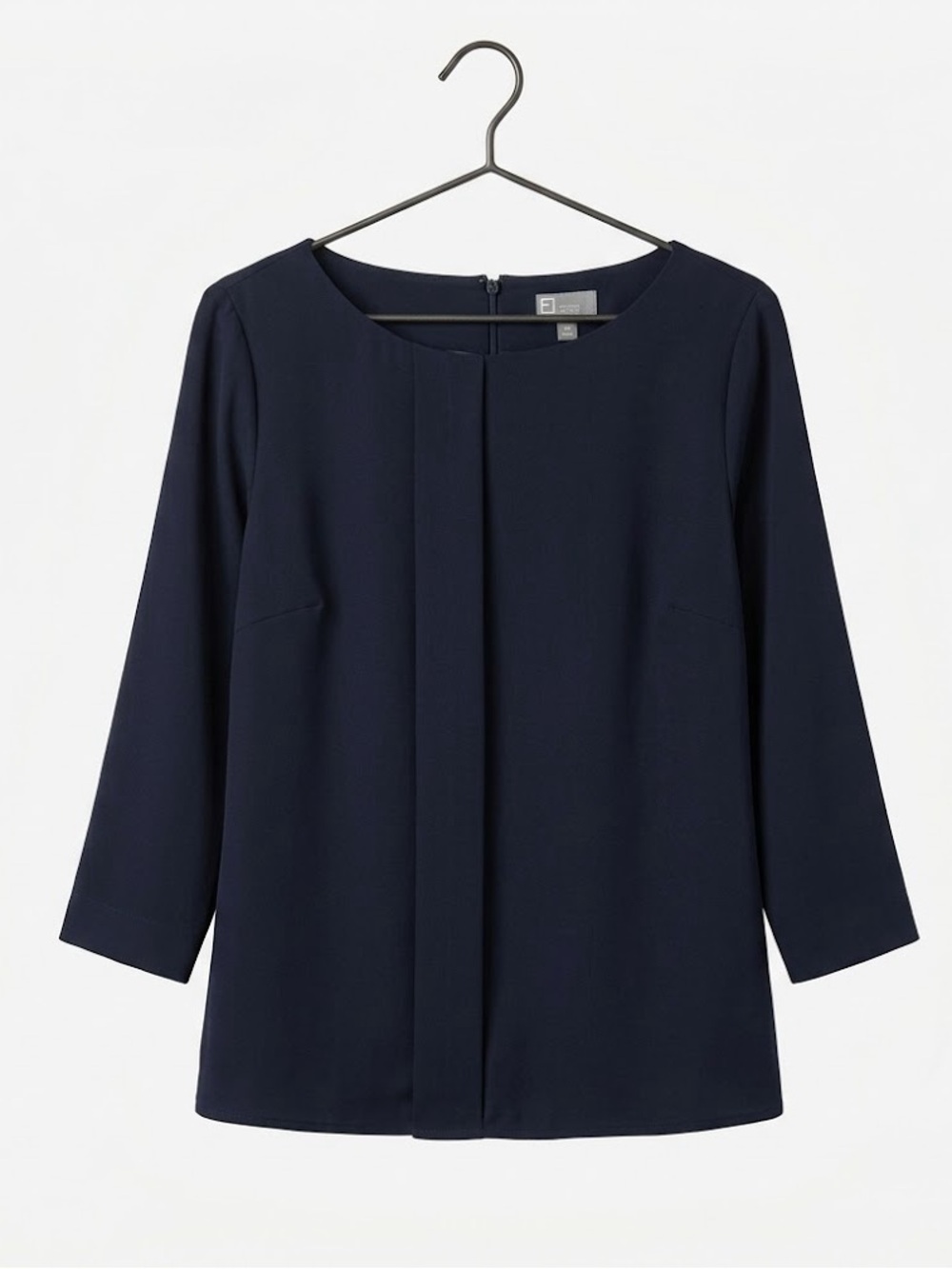 Elegant Navy Women's Blouse Top